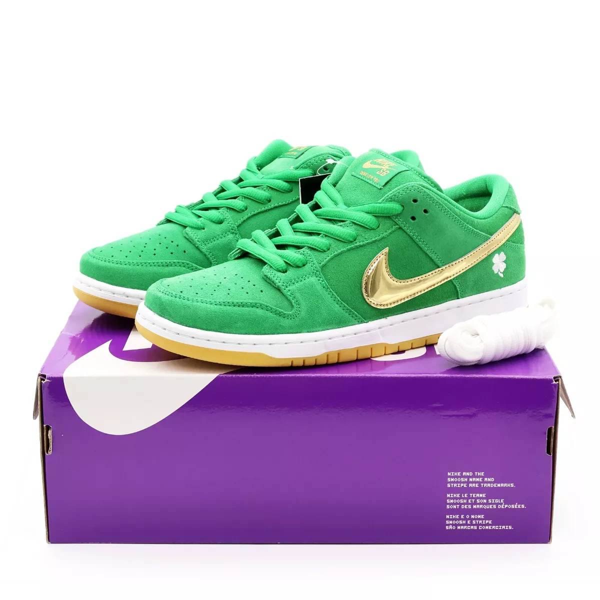 BQ6817-303 Nike SB Dunk Low Pro St. Patrick's Day Shamrock Lucky Green  (Men's)