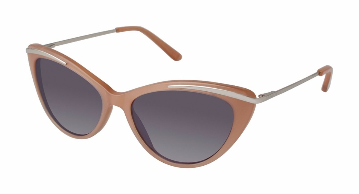 Ted Baker B660 Brown GLD Plastic Cat Eye Plastic Sunglasses  display picture 1