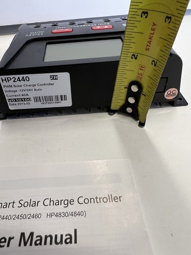 RoHS HP2440 Series 12v/24v 40 Amp Solar Charge Controller, New in Box, 40a - Foto 7 di 10
