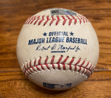 Jordan Jankowski Astros Game Used MLB DEBUT Baseball 5/24/2017 vs Tigers 1st Inn