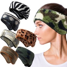 Fleece Ear Cover Warmer Muff Winter Hair Bands Ear Muffs Headband for Men Women