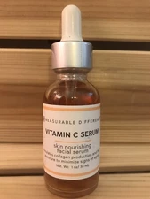 Measurable Difference Vitamin C Anti-Aging Skin Nourishing Facial Serum 1 Oz
