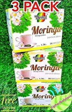 3 Boxes TE de MORINGA / MORINGA TEA 75 bags 2 grs ea Antioxidants Free Shipping