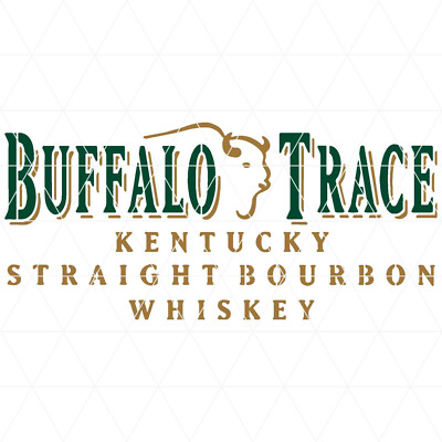 Buffalo Trace Stencil   Bourbon Whiskey Logo, Distillery, Bar, Craft, Decor Art