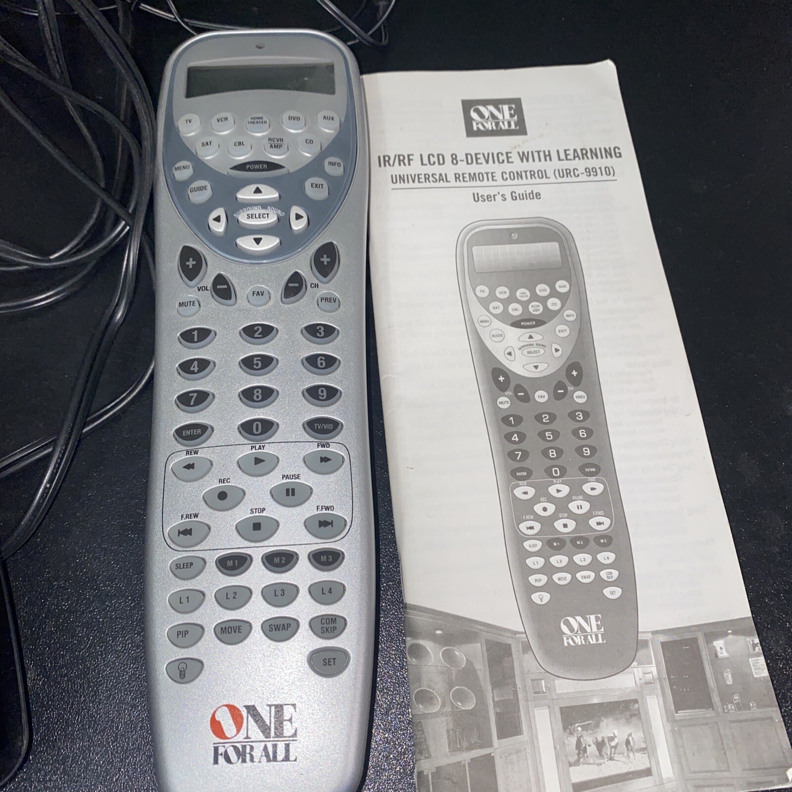 One For All URC9910B00 Universal Remote Control for Easy Learning