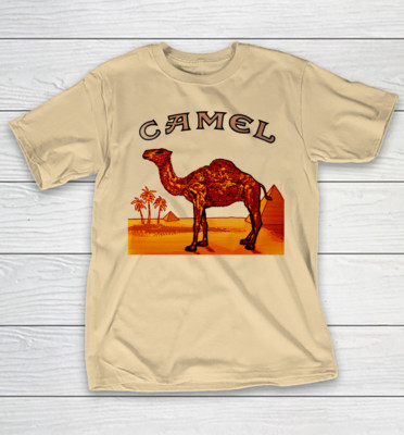 Camel Mirage T-Shirt Short Sleeve Cotton Sand All Size Shirt