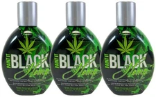 3 Millennium Tanning PAINT IT BLACK HEMP Dark Bronzer Lotion-13.5 Oz EA