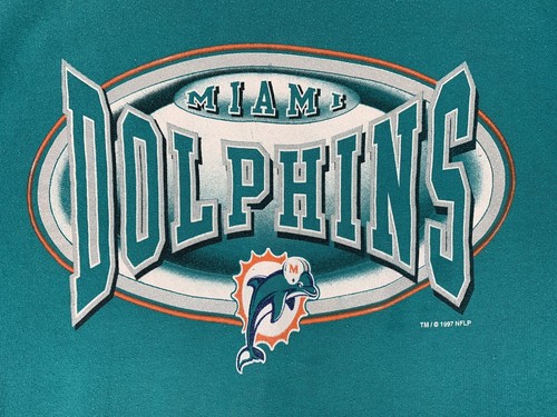 Pro Player Vintage Miami Dolphins Football NFLP 1997 Sweatshirt Size XXL - Picture 2 of 9