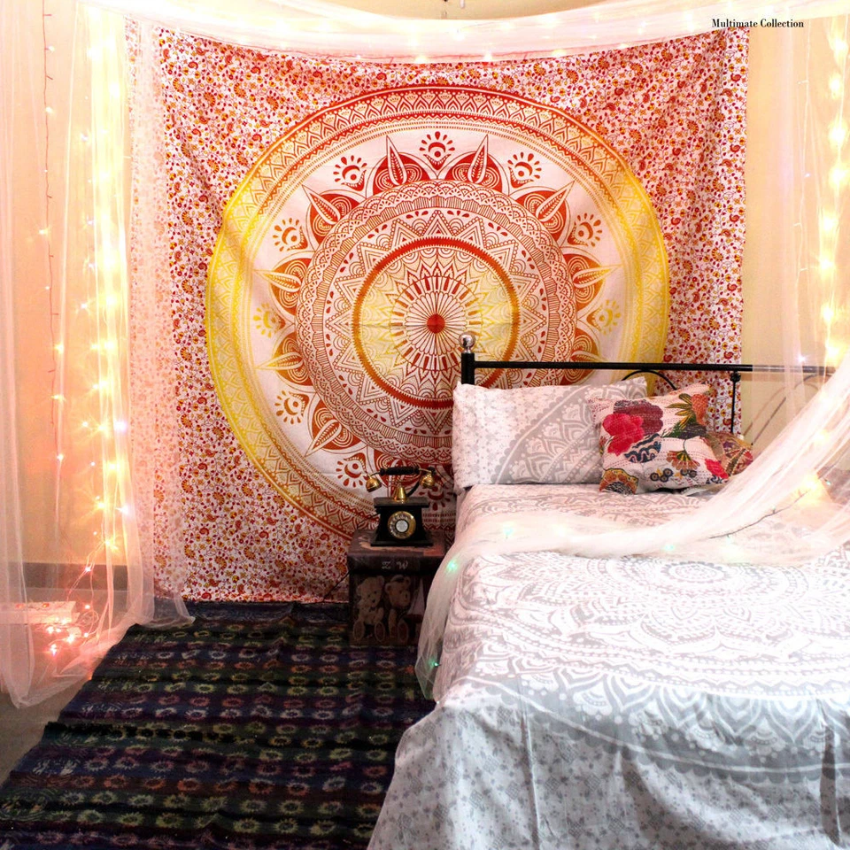 tapestry Tapestry Psychedelic Wall Hanging Bohemian Hippie Throw Decor Art - image 2 of 2