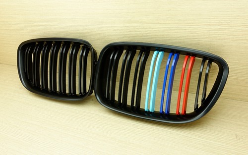 M-Color Matte Black M Style For BMW F07 5-Seires GT Gran Turism Front Grill - Picture 4 of 5