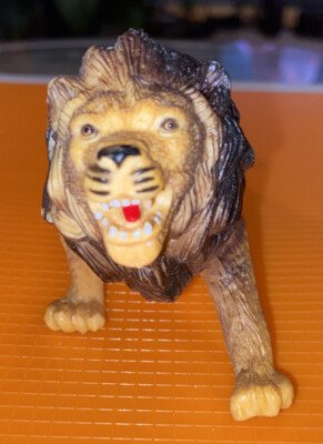 Vintage Lion TM 1998 Toy Major 7” Hard Rubber Safari Jungle Rare