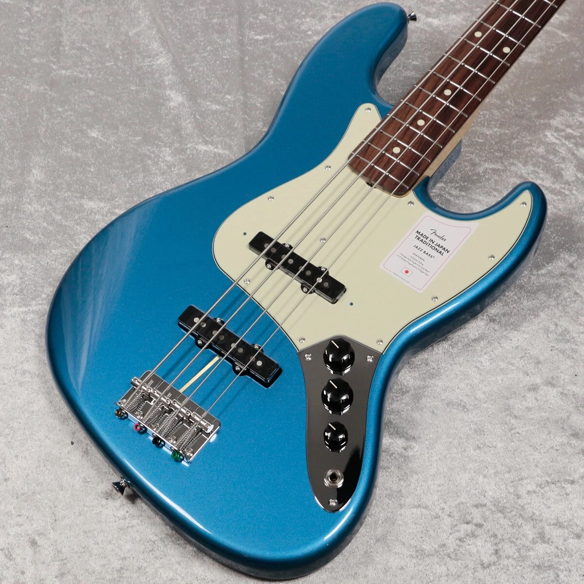 Fender / Made in Japan Traditional 60s Jazz Bass Lake Placid Blue Electric Bass