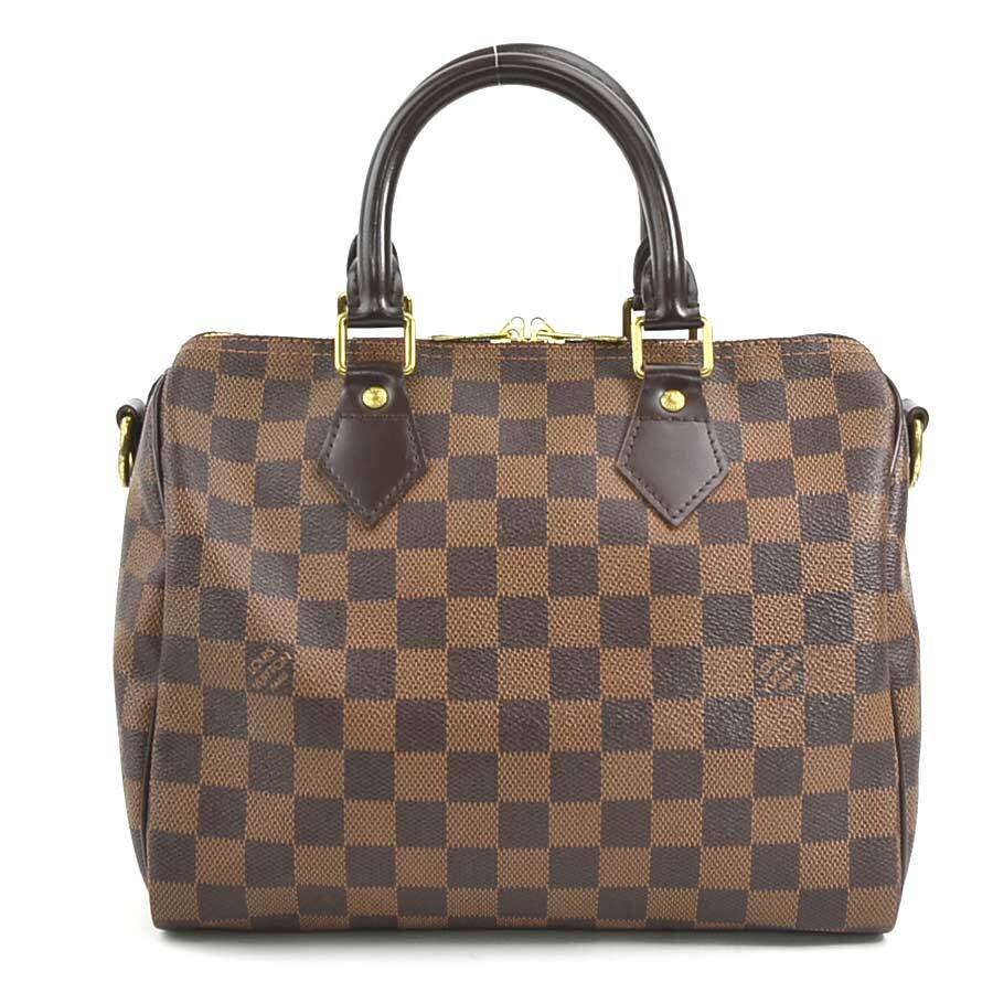 Auth LOUIS VUITTON Speedy Bandouliere 25 Handbag Crossbody