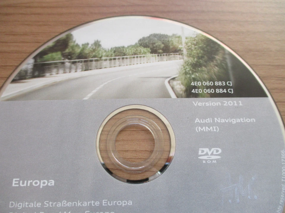 Navi Navigation DVD Karte Europe Deutschland 2011 AUDI A6 4F A8 4E 4E0060884CJ - Bild 2 von 4