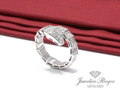 Bulgari Ring Serpenti Viper Weissgold 750 Gr S Diamanten 347721 Gold - Bild 1 von 4