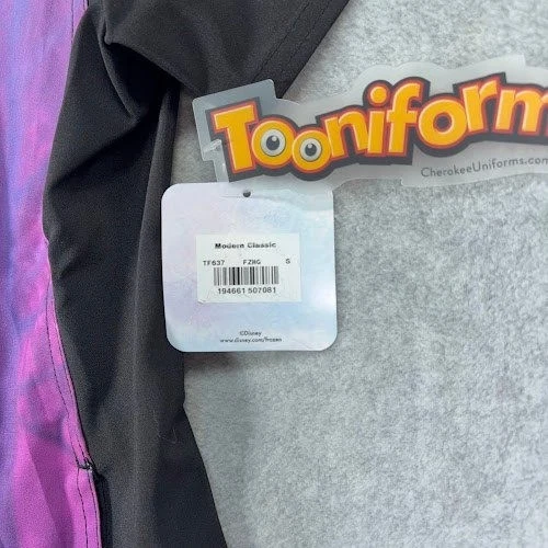 Disney Frozen Scrub Top Small Cherokee Tooniforms Anna Elsa Pediatrics Vet NWT - Image 4 of 4