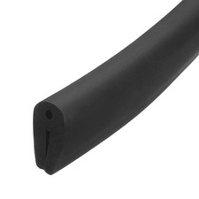 Rubber Edge Trim 1/8" 3mm x3.3Ft U Channel Protector 1-3mm Black 11x19mm