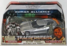 Transformers Revenge of the Fallen Human Alliance SIDESWIPE w/ Sgt. Epps *NEW*