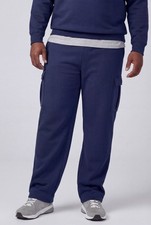 KingSize Men's Big  Tall Fleece Cargo Sweatpants