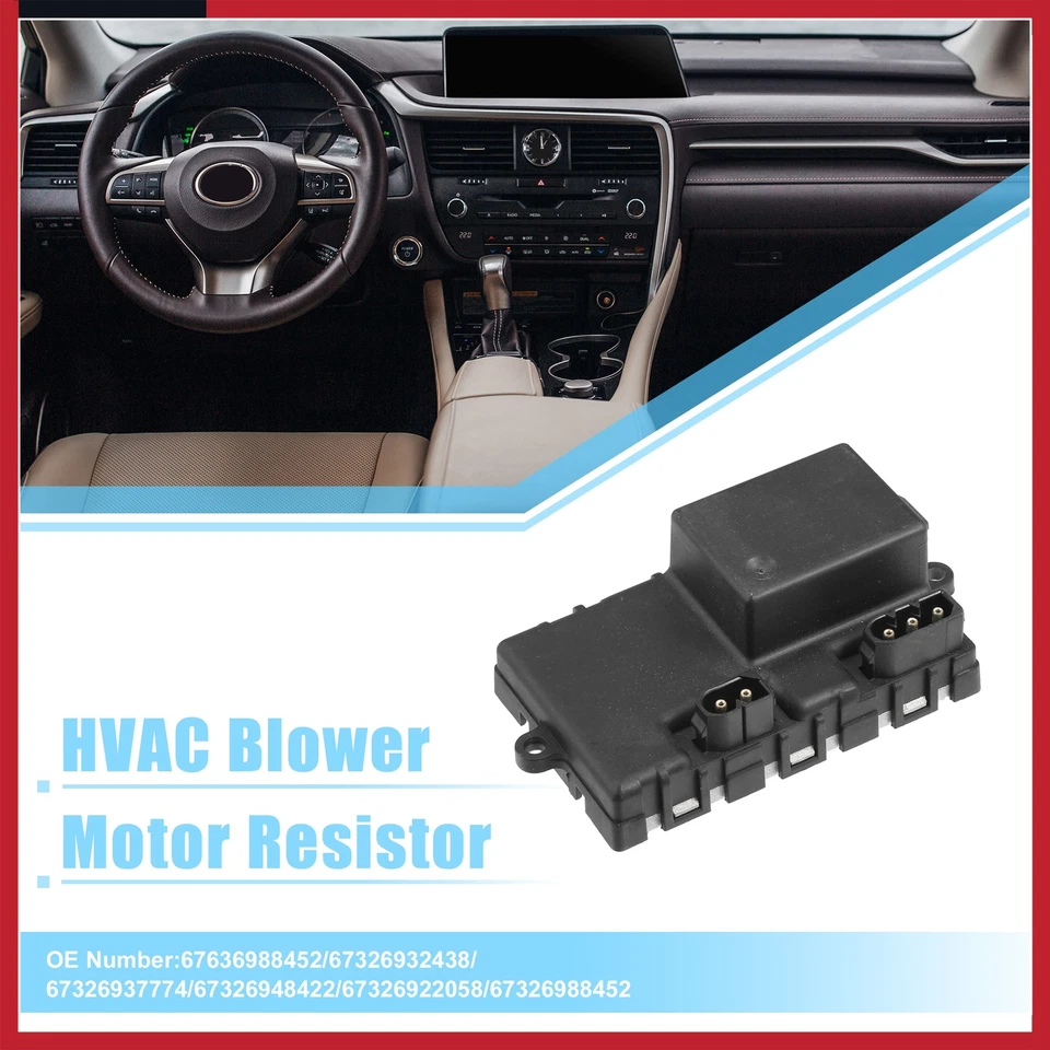 Resistor de motor soprador aquecedor HVAC compatível com BMW 525i 530i 04-07 No.67636988452 - Imagem 2 de 4