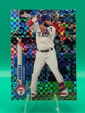 2020 Topps Chrome Elvis Andrus #158 X-Fractor Texas Rangers