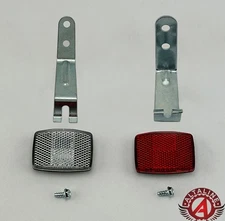 ALTALINE FRONT OR REAR CLEAR/RED BICYCLE REFLECTOR TF-180.