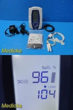 Welch Allyn 42M0B Spot Vital Signs Monitor W/ Patient Leads (Parts/Repair)~38055