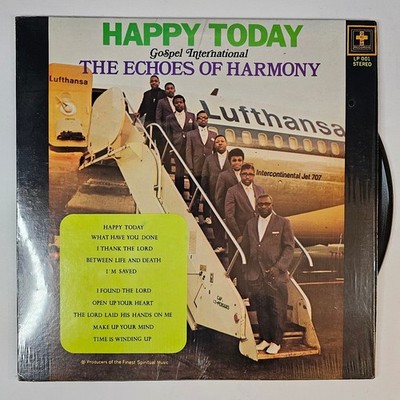 The Echoes of Harmony - Happy Today LP Record 1969 GCP Gospel Stereo