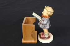 Hummel 397 3/0 4" The Poet W/Wood Stand Podium Exclusive Edition 1998-99 No Box