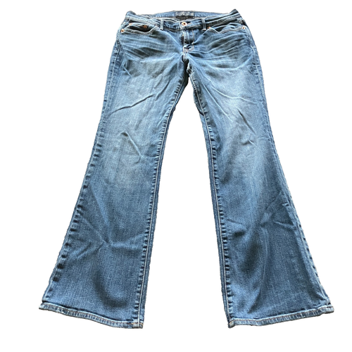 Jean Bootcut Femme Lucky Brand - Taille 2x29,5, Délavé, Occasion Avec Taches