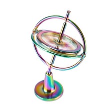 Metal Anti-Gravity Gyroscope Rotating Desk Flying Motion Balance Physics Toy