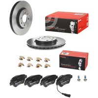 Brembo Bremsscheiben Ø257Mm + BeläGe Vorne Passend FüR Fiat Doblo Cargo Idea