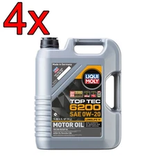 [Case of 4] LIQUI MOLY Top Tec 6200 SAE 0W-20 Engine Motor Oil 5L