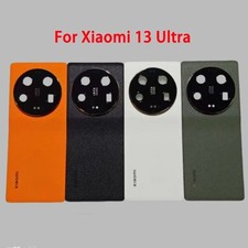 Original For Xiaomi 13 Ultra 2304FPN6DC Rear Housing Back Battery Cover W/Lens