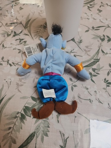 Vintage Walt Disney World Aladdin THE GENIE 8" Bean Bag Plush - Picture 9 of 9