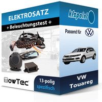 Towtec E-Satz 13Polig Fahrzeugspezifisch Passend für VW Touareg FP Elektrosatz