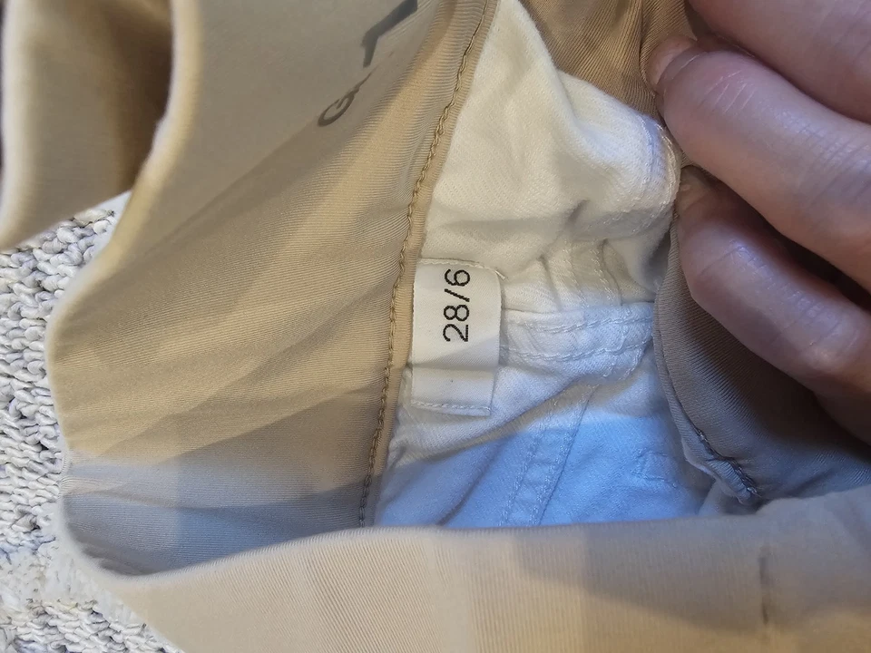 Versatile Women’s Maternity Shorts Trio: Denim, Khaki, White Casual Style - Image 4 of 4