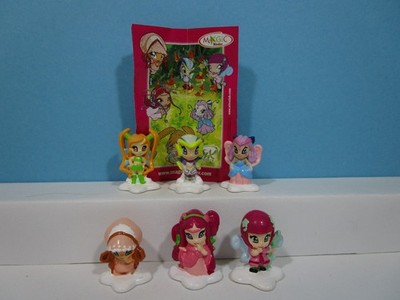 Komplettsatz Pixie Winx Club Italien 2007 inkl. aller 6  BPZ