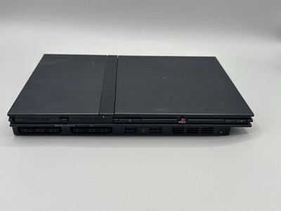 Sony Playstation 2 Slim Black SCPH-70012 Console Only Tested Video Game PS2