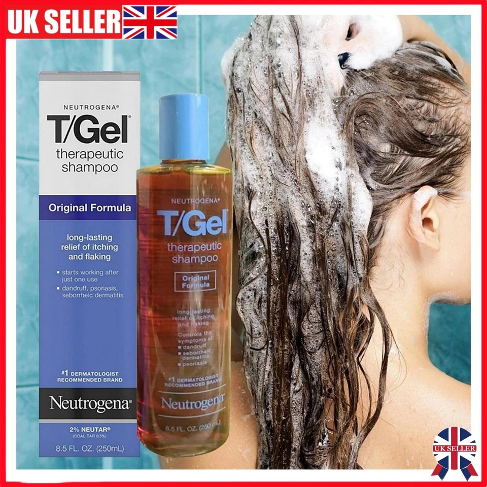 Neutrogena T/Gel Therapeutic Shampoo for Flaky, Itchy Scalp|Anti-Dandruff