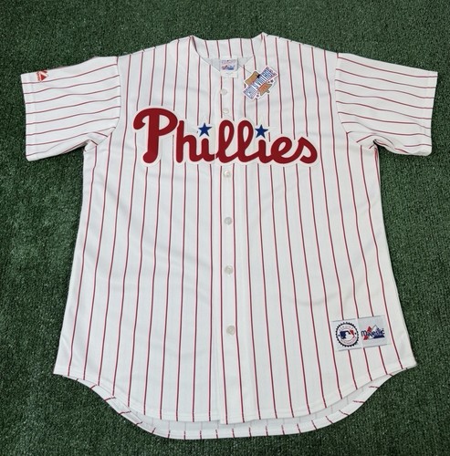 Vintage 90s Philadelphia Phillies Majestic Home White Jersey USA Men’s Size L