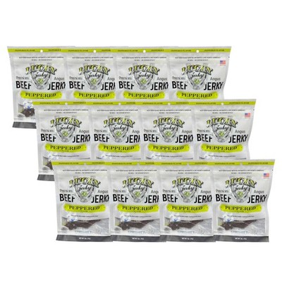 Black Pepper Beef Jerky | Pack of 12 | 3 oz | Nebraska Star Beef