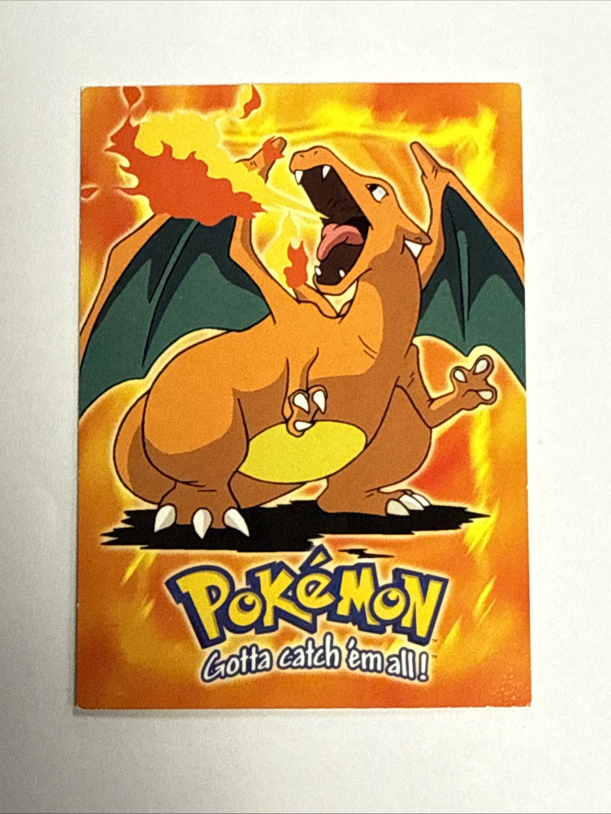 Vintage Topps Charizard Stage 3 E6 of 12 #06 Pokemon Card 1998 Non-Holo