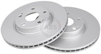 2X A.B.S. Bremsscheibe Beschichtet 17608 FüR Toyota Avensis Corolla Verso ZNR10_