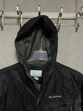 Columbia Jacket Men L Watertight II Rain Coat OmniTech Packable Windbreaker Hood