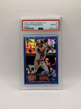 GUNNAR HENDERSON - 2023 TOPPS CHROME LOGOFRACTOR BLUE - ROOKIE (RC) /150 PSA 10