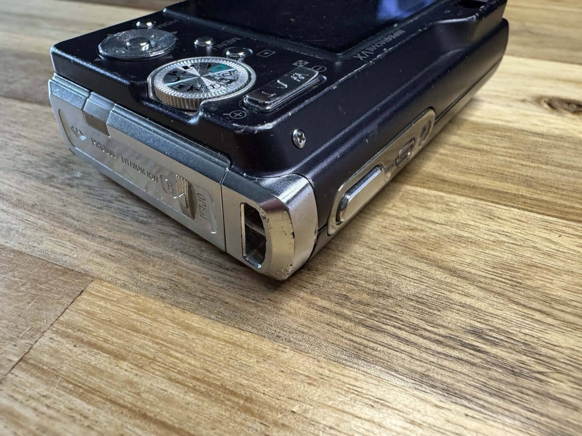 Sony Cyber-shot DSC-W90 8.1MP Digital Camera Works Black Battery