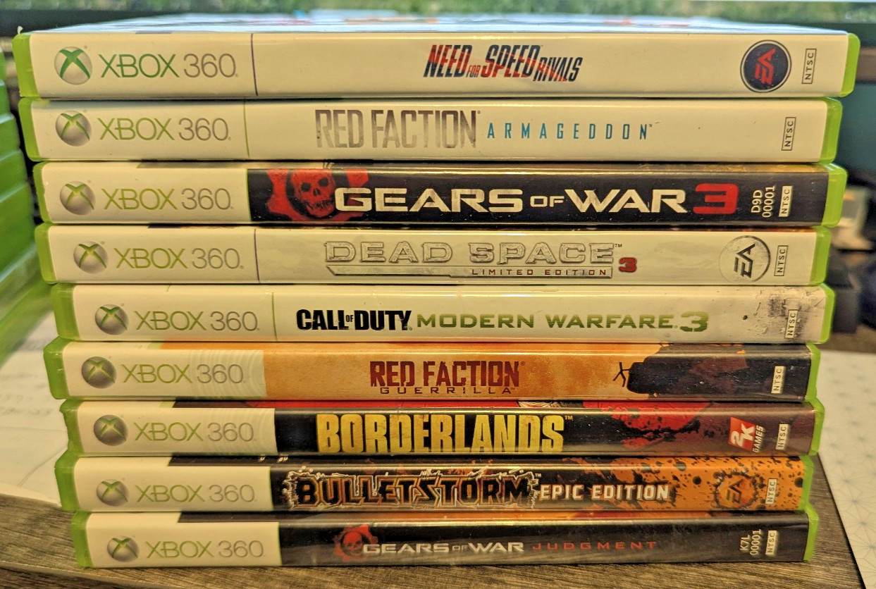 xbox 360 games lot