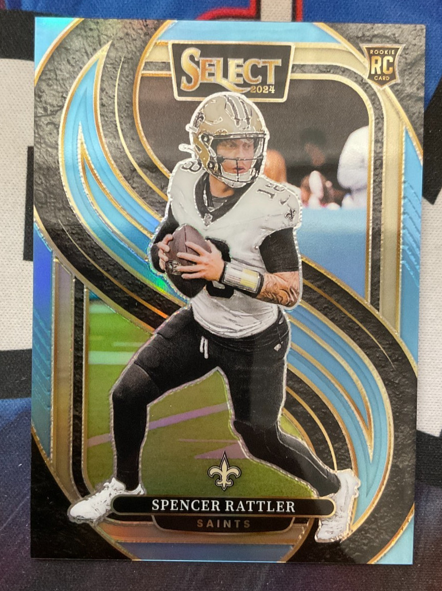 2024 Panini Select Football #130 Spencer Rattler Rookie Card Light Blue 57/99