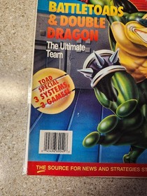 Nintendo Power 49 BattleToads Double Dragon W/ Jurassic Park Poster NES SNES GAm